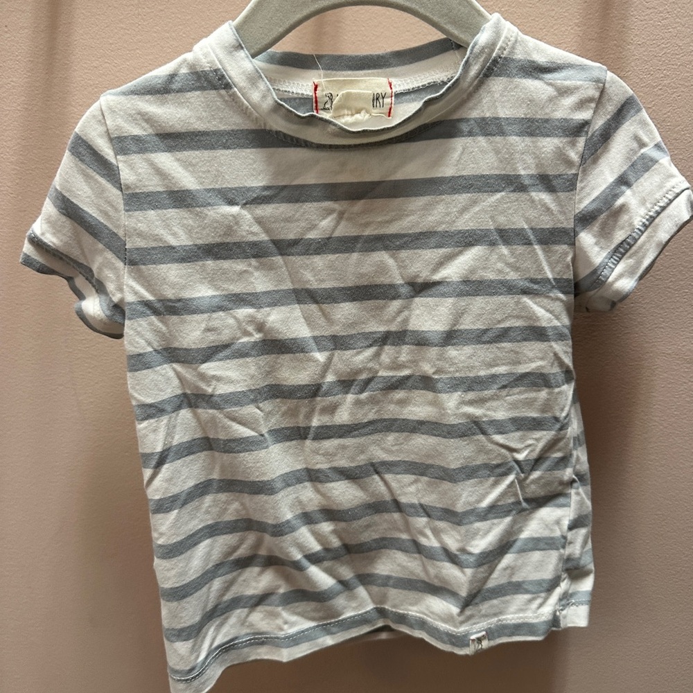 Striped Short Sleeve Kids Tee